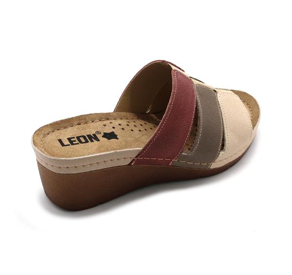 1009 LEON COMFORT DAMEN-LEDERHAUSSCHUHE 02